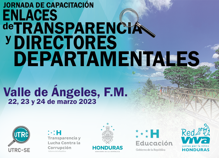 Afiche Capacitación Enlaces y Directores Departamentales de Transparencia 22-23-24 Marzo 2023.png